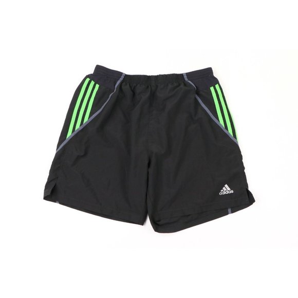 Adidas Response Mens Large ClimaCool Striped Lined Gym Running Jogging Shorts - Picture 1 of 10